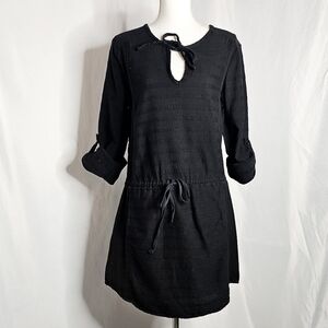 Lou & Grey Black Cotton Dress Size Medium